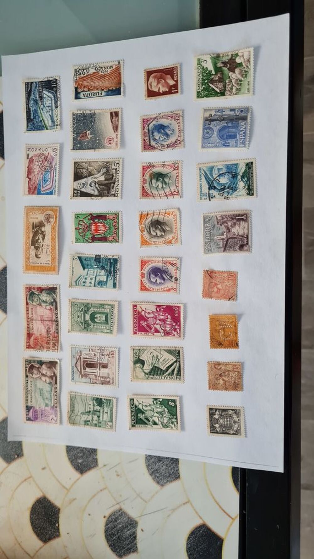 belle collection de timbres francats 