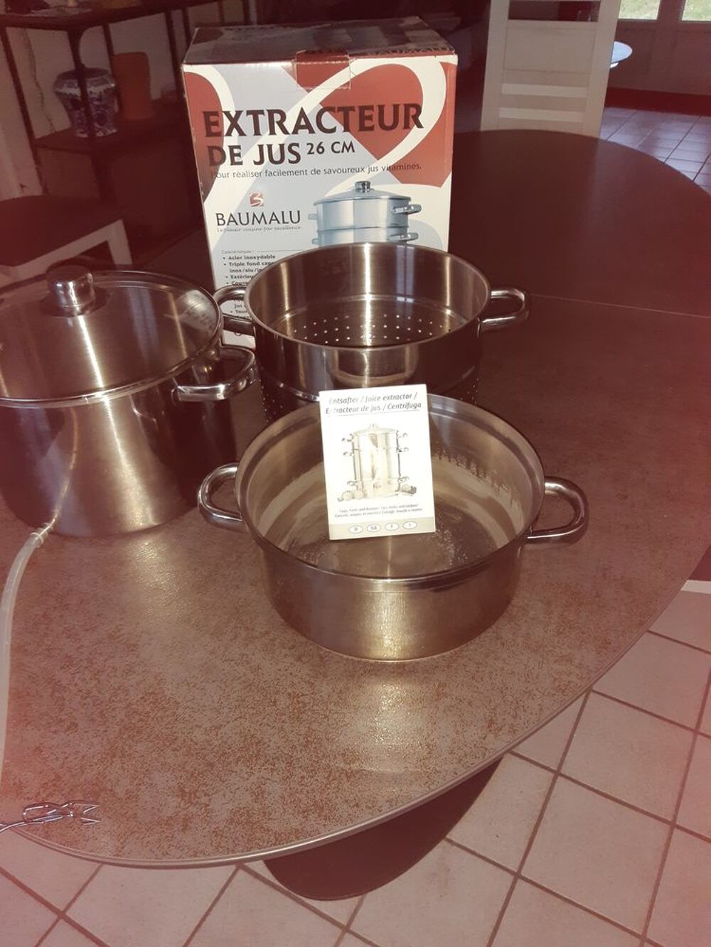 Extracteur de jus de fruits de l&eacute;gumes et de fines herbes Electroménager
