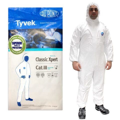 protection tyvek classic xpert - tailles L et M 10 Beauchamp (95)