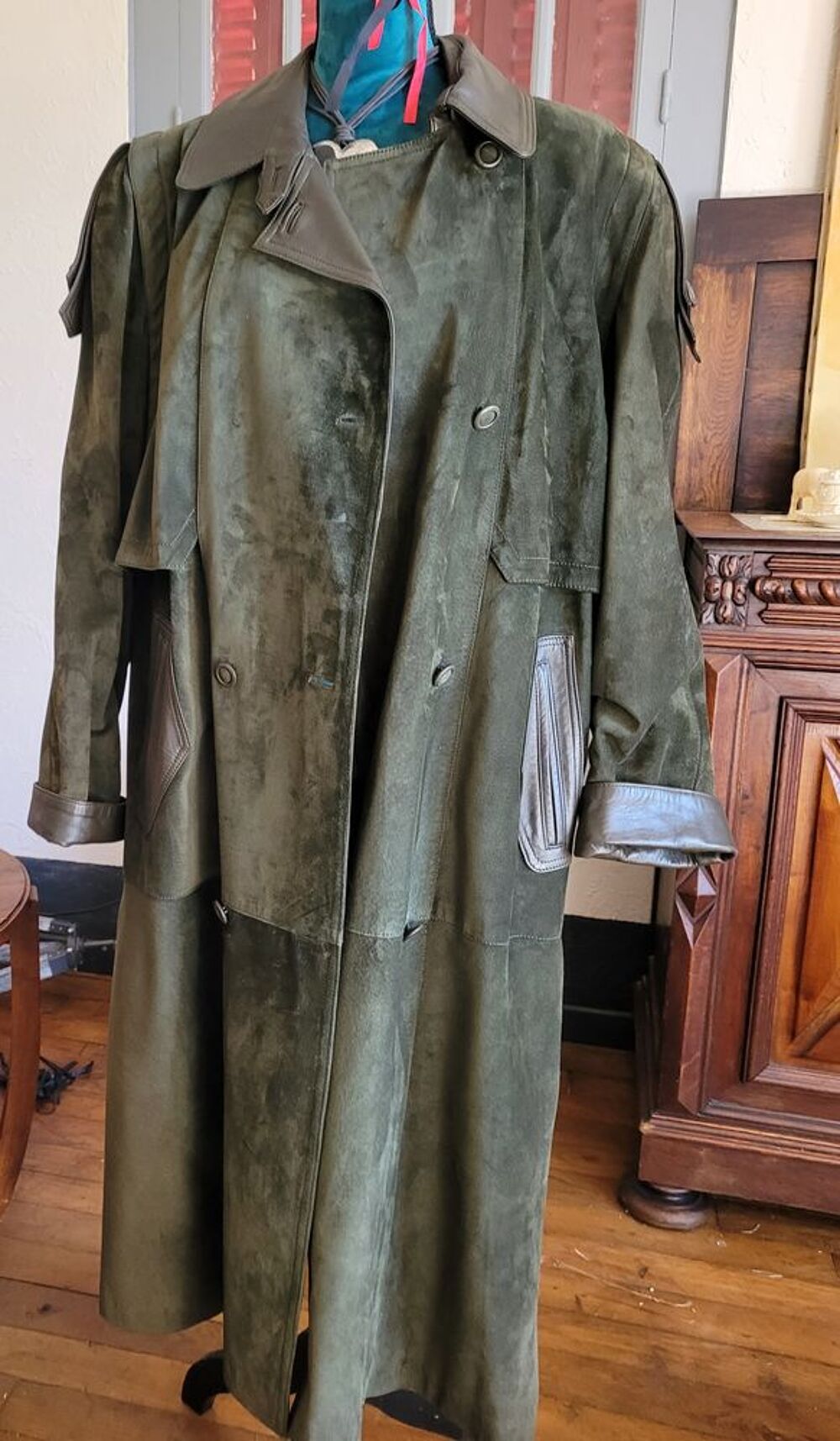 manteau cuir et daim Vêtements