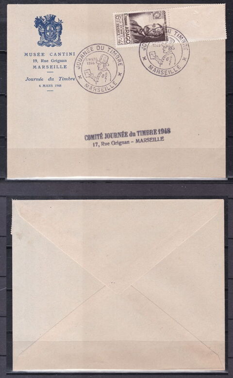 Timbres EUROPE-FRANCE-Enveloppe comit journe du timbre 194 3 Lyon 5 (69)