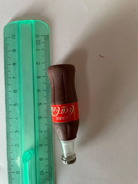 Gomma gomme eraser collection bouteille cocacola bouchon gri 8 Bures-sur-Yvette (91)
