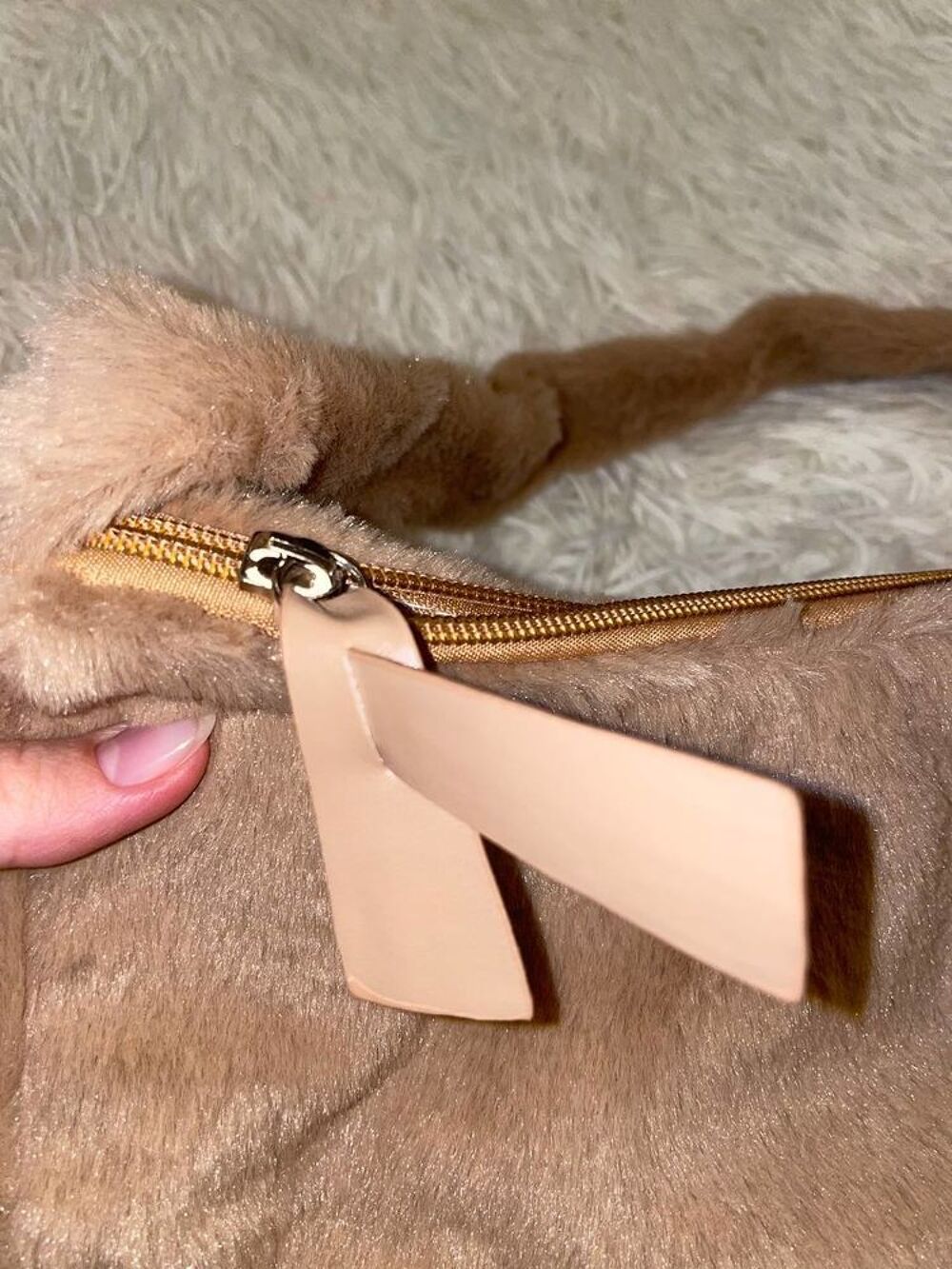 Petit sac en peluche Décoration