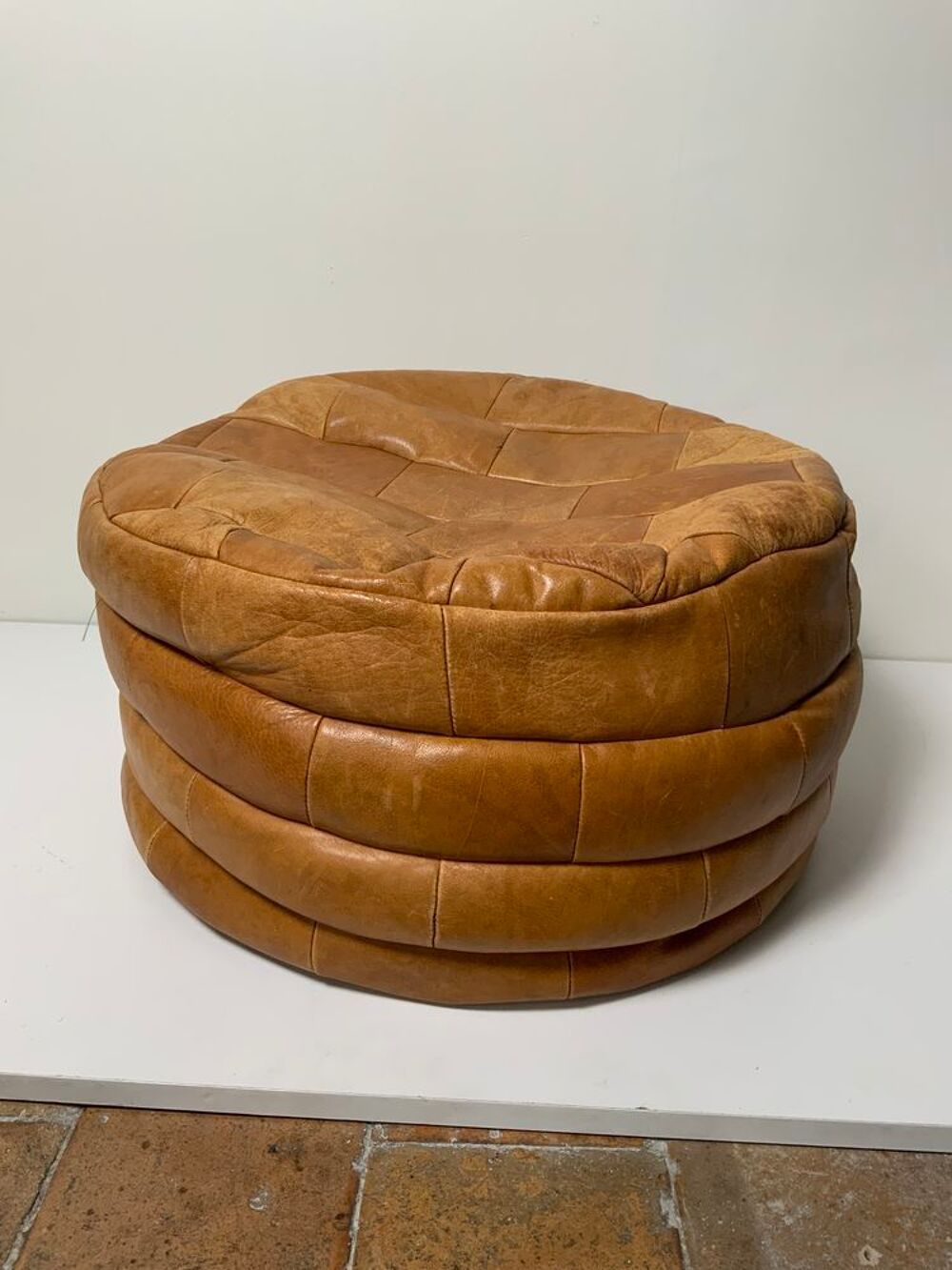 Pouf de sede vintage Meubles