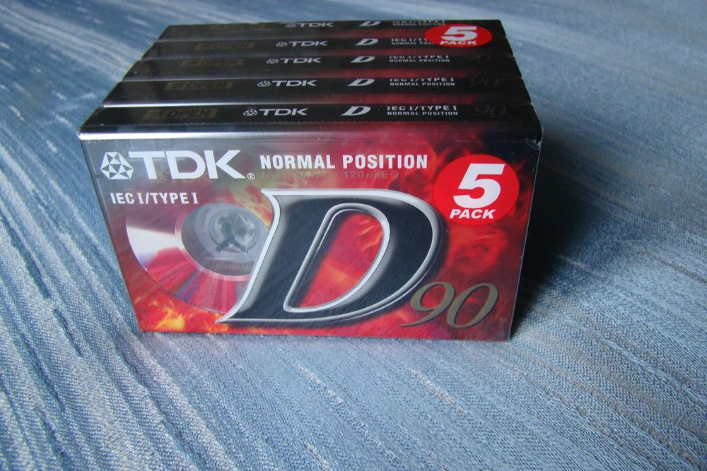 Pack de 5 cassettes audio TDK 90 minutes (Neuves)
Audio et hifi