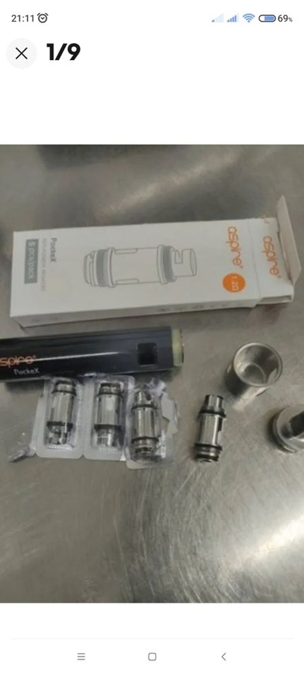 r&eacute;sistance et composants e.CIG Accessoires