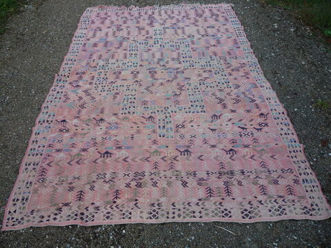 Tapis kilim ancien,Touareg/Mongolie/chameau 145 Castres (81)