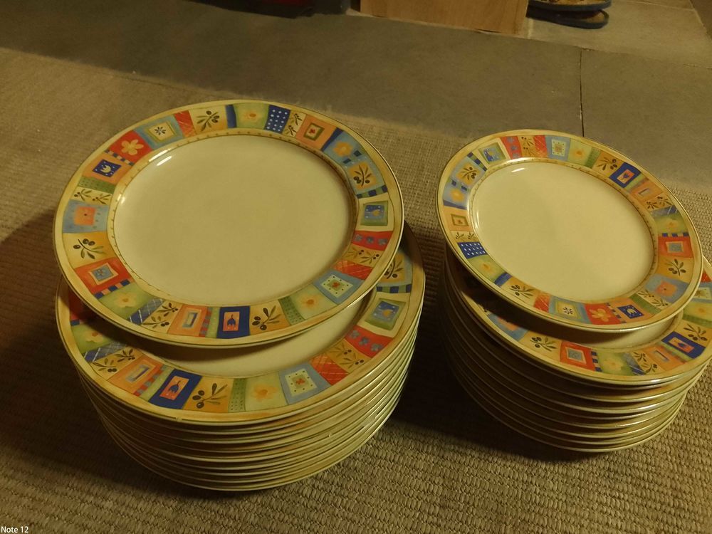 Lot assiettes plates assorties (remise en main propre) Décoration