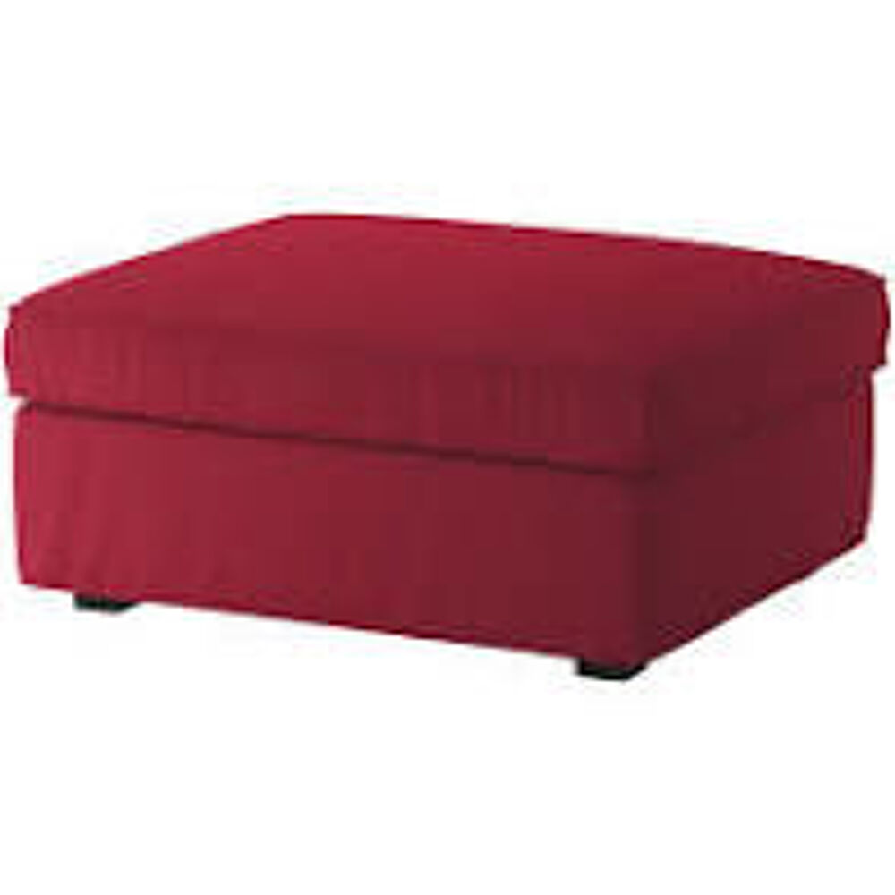 Pouf/Repose pied rouge de chez IKEA Meubles