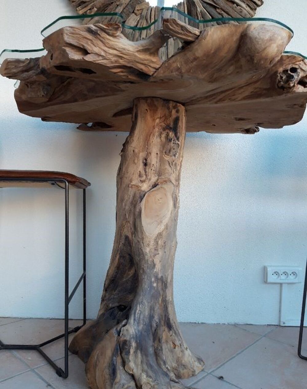 Table et 3 chaises hautes TECK Meubles