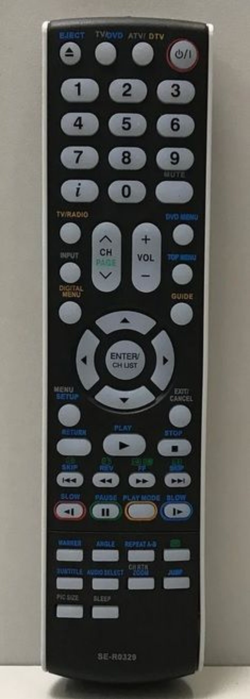 T&eacute;l&eacute;commande TOSHIBA SE-R0329 Photos/Video/TV