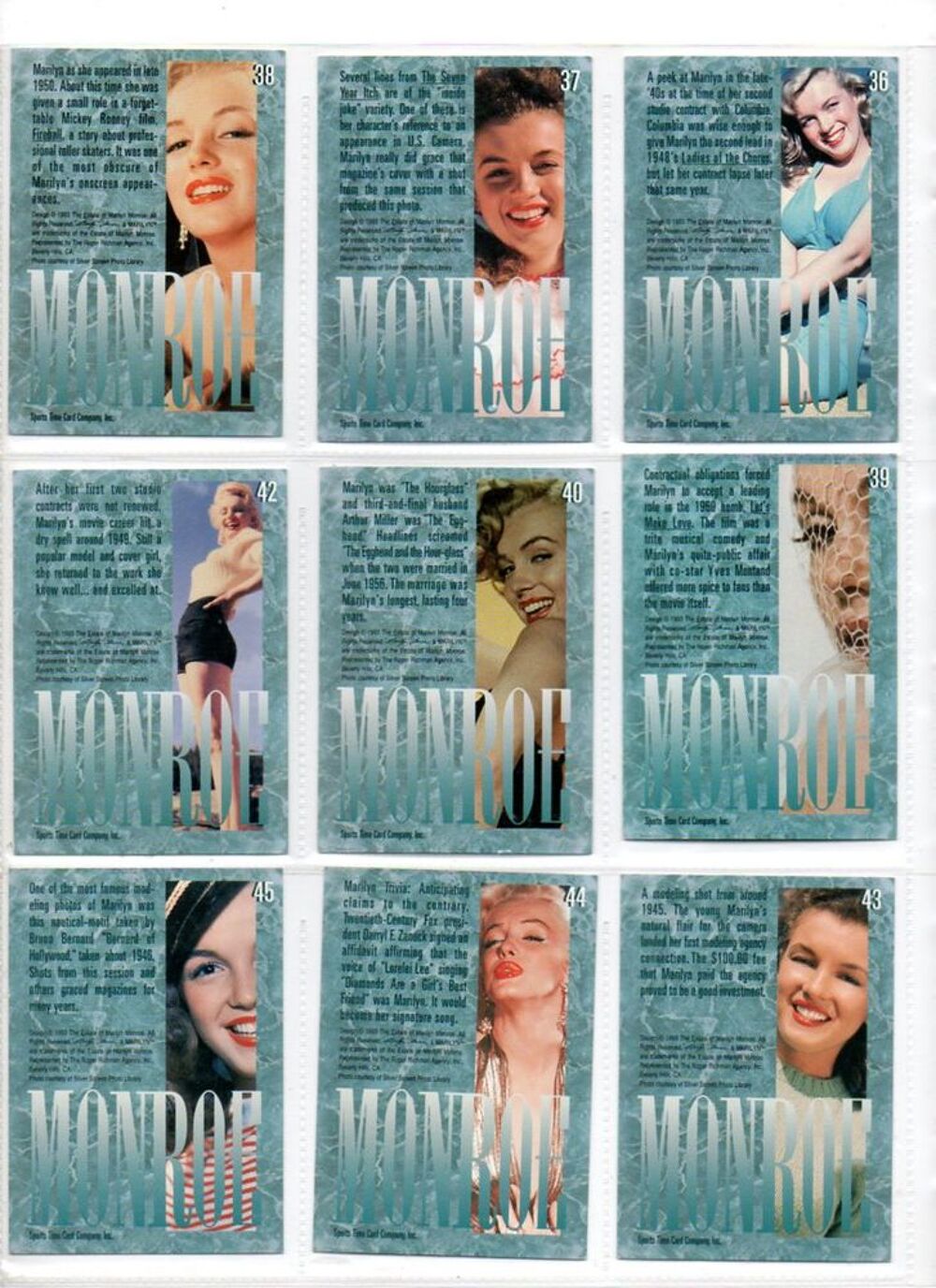 CARTES DE COLLECTION 