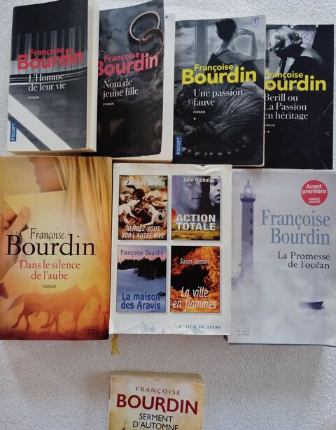 9 TITRES  de  Fran�oise BOURDIN :   1 Pontoise (95)