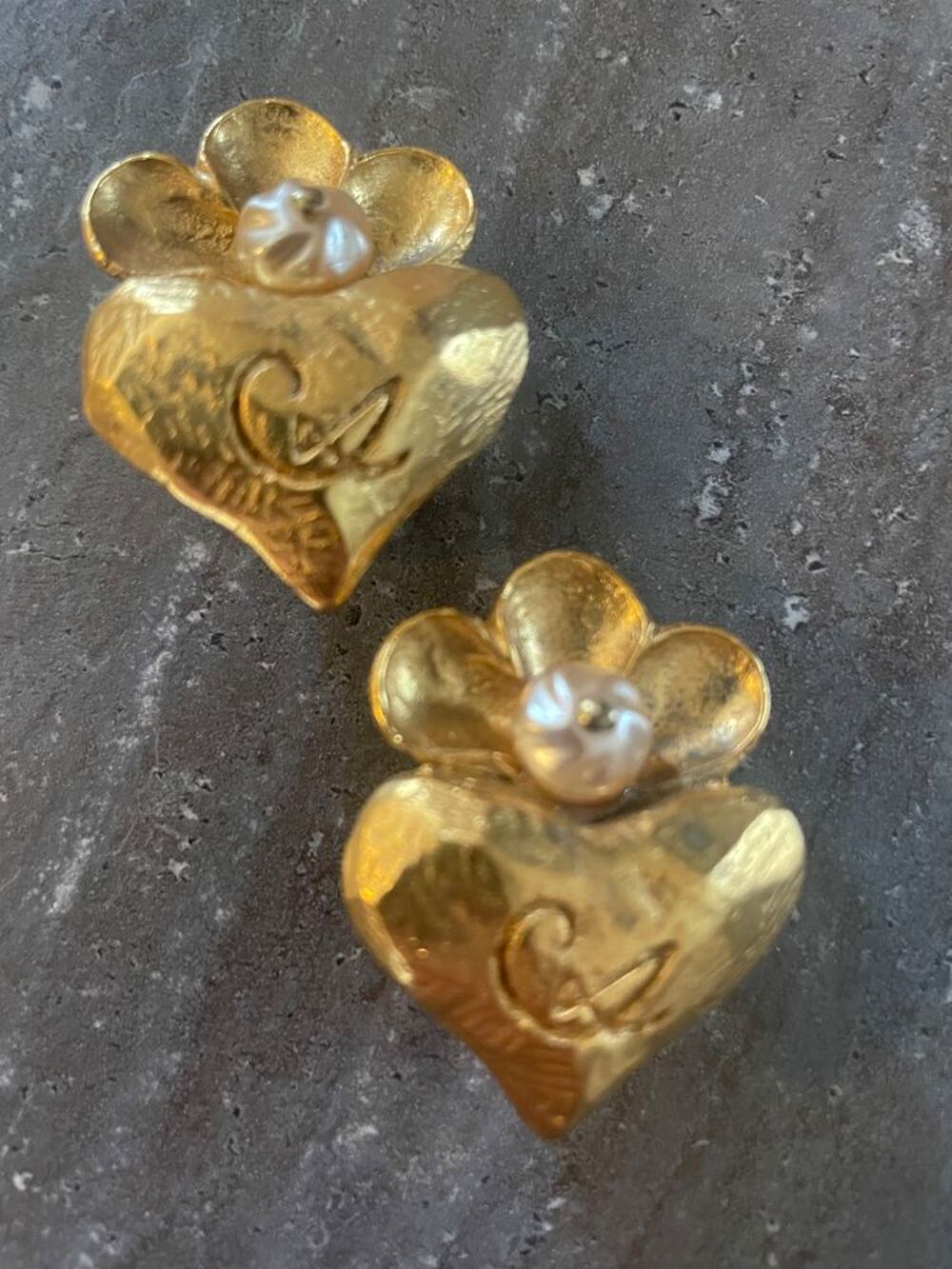 BO coeur coquille perle C.LACROIX Bijoux et montres
