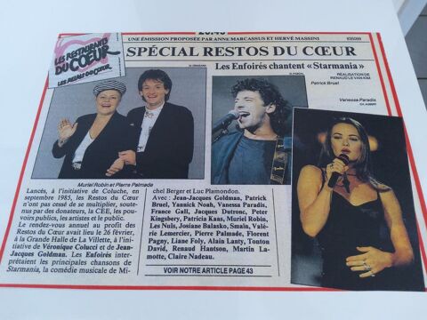 DVD LES ENFOIRES CHANTENT STARMANIA 5 Saint-Etienne (42)