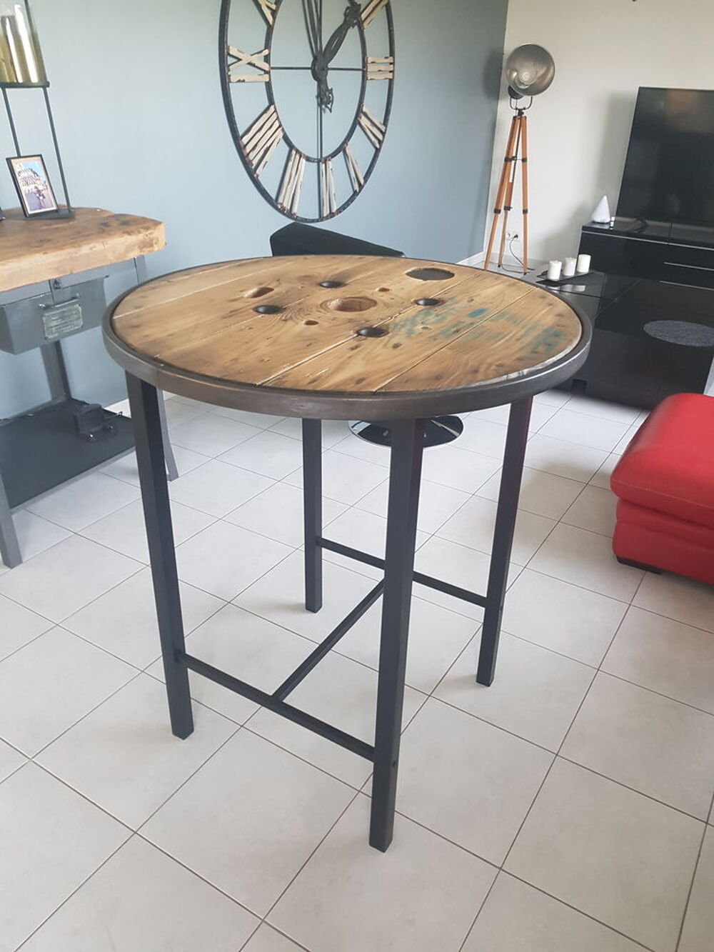 Table haute ou mange debout style industriel Meubles