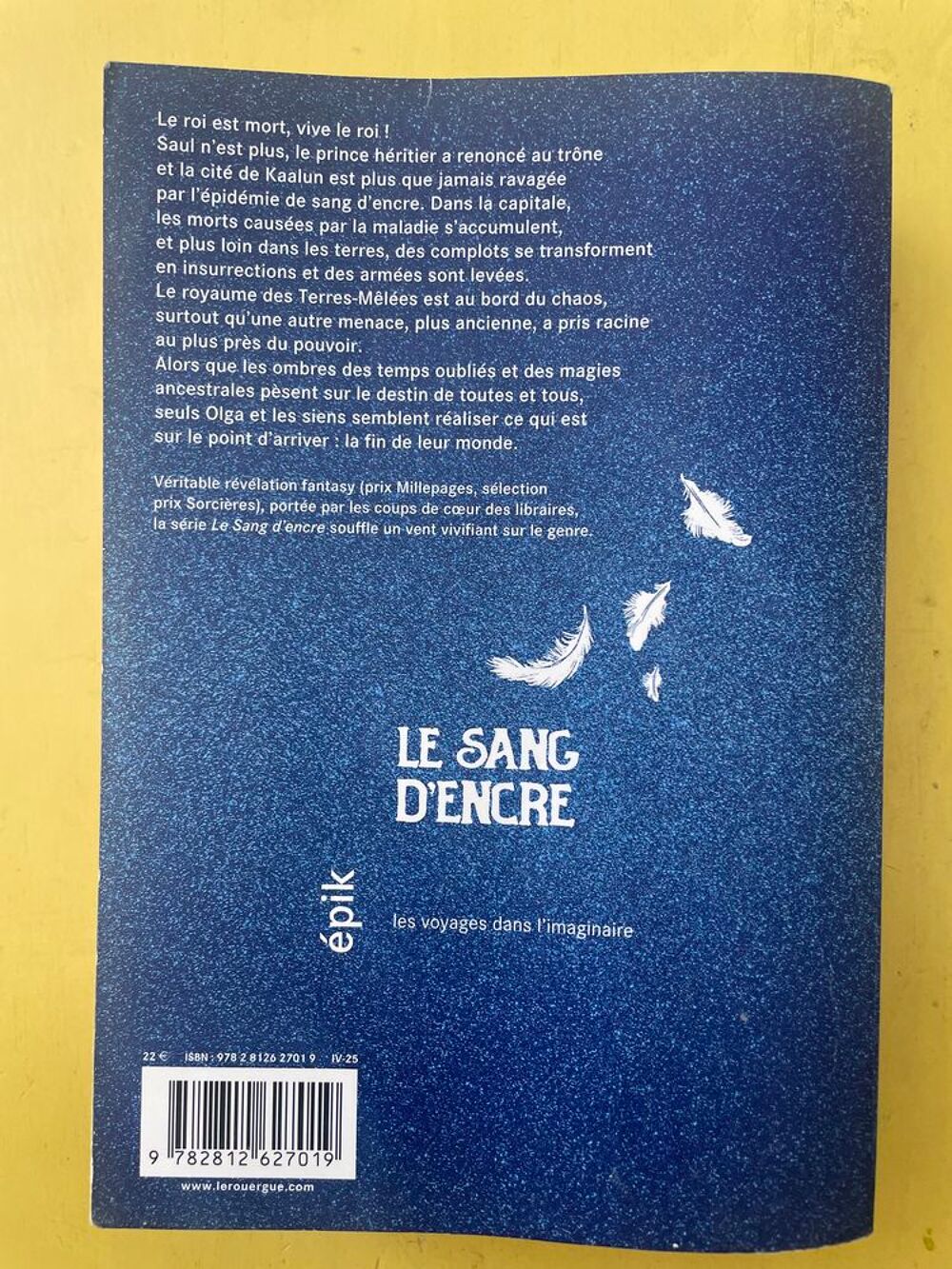 Le Sang D'encre - Tome 2 - Nena Labussi&egrave;re _ Livres et BD