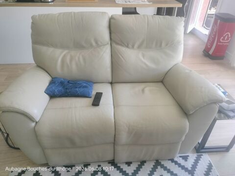Canapé cuir  relax électrique Poltronesofà 150 Aubagne (13)