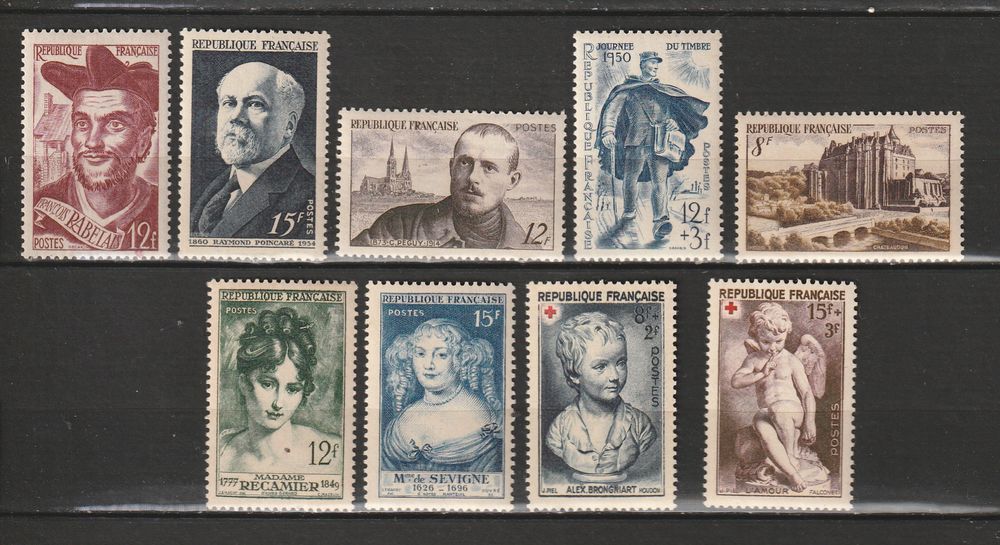 Timbres Neufs ANNEE 1950 