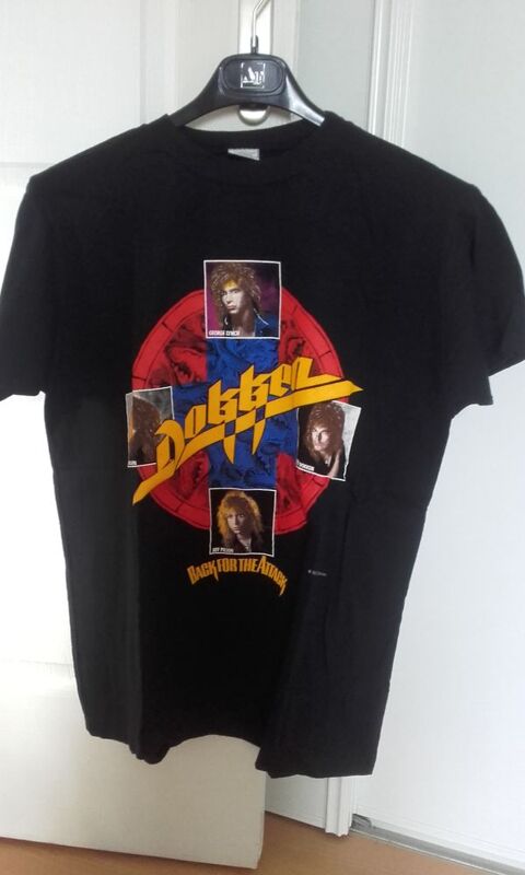 T-Shirt : Dokken - Back For The Attack Europe 1988 - Taille 250 Angers (49)