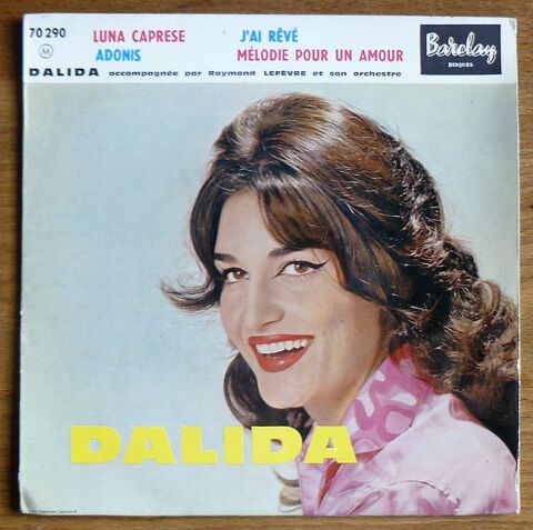 EP DALIDA : Luna Caprese - Barclay 70.290 Biem - France 6 Argenteuil (95)