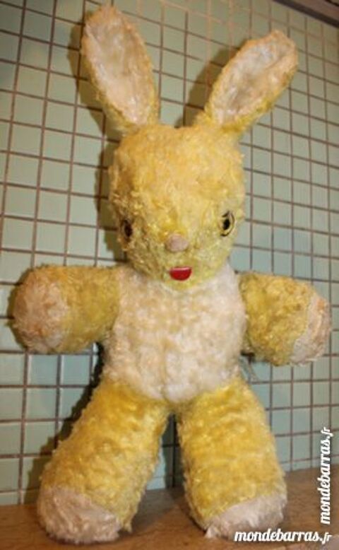 Lapin jaune 1950 Gund cr�ation J Swedlin 40 Paris 14 (75)