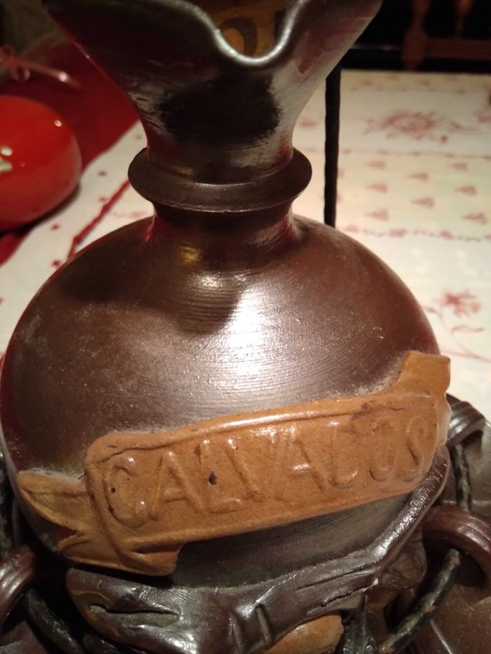 SERVICE &agrave; € CALVADOS EN GR&agrave; &amp;#136;S ACHETE &agrave; € FECAMP EN 1978 EN PARFAIT ETAT. Décoration