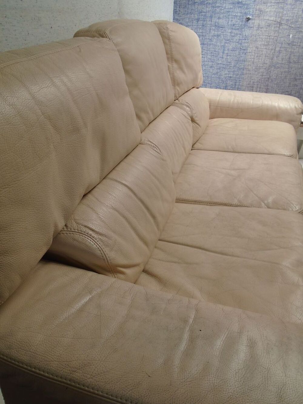 banquette cuir 3 places Meubles