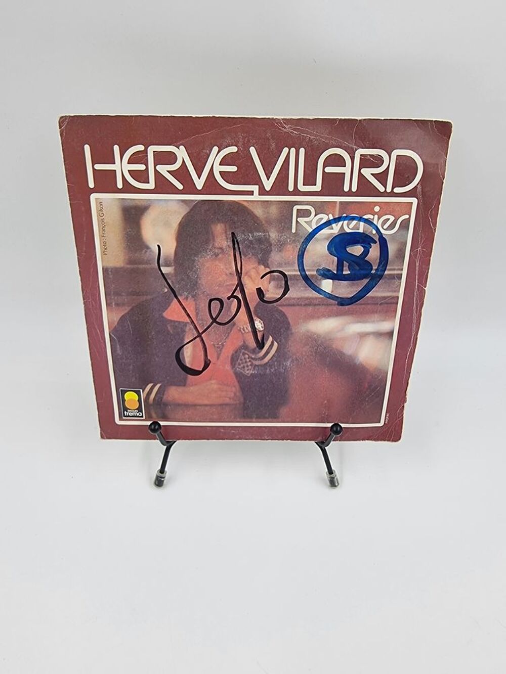 Vinyle 45 tours Herv&eacute; Vilard : R&ecirc;veries avec fourreau CD et vinyles