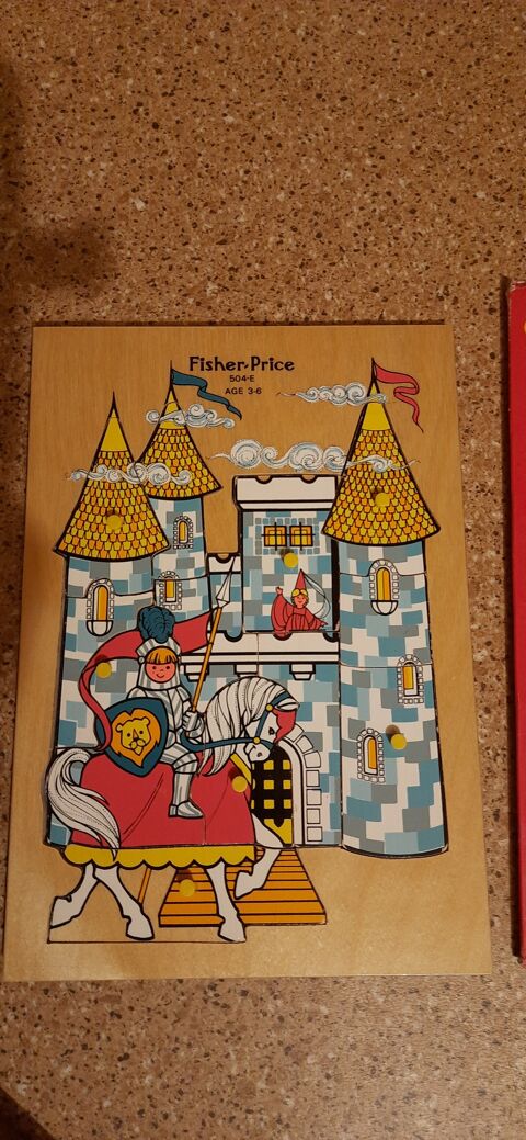Puzzle en bois Fisher Price vintage 15 Oberschaeffolsheim (67)