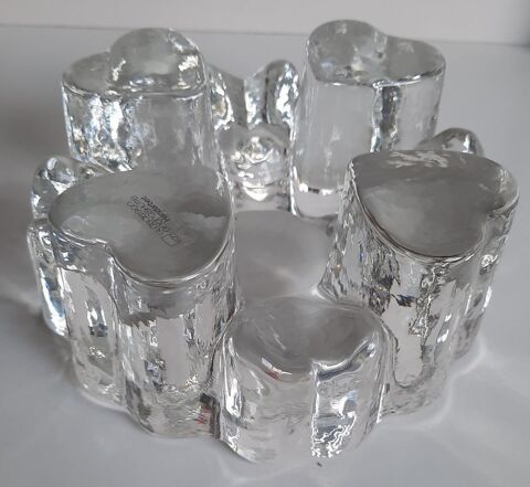 Bougeoir vintage   glasdesign georgshütte handarbeit   20 Hergnies (59)