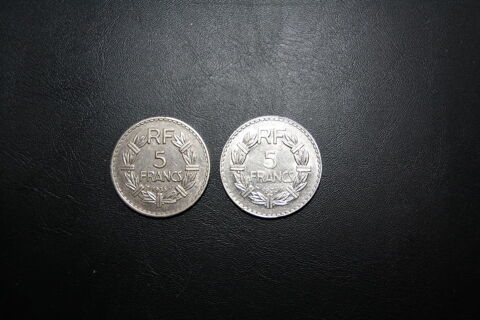 Pices de monnaies de 5 Francs 0 Saran (45)