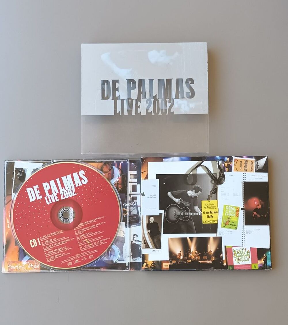 live 2002 DE PALMAS - 2CD CD et vinyles
