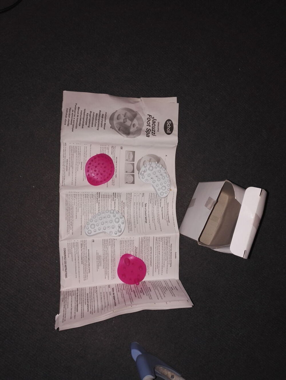 Appareil jacuzzi spa foot Scholl Electroménager