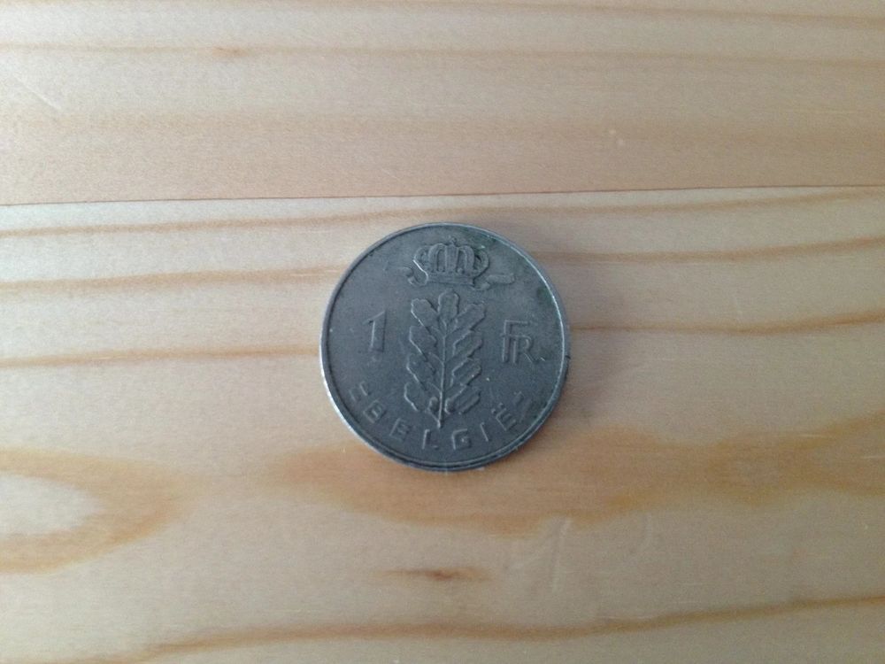 Pi&egrave;ce de monnaie - 1 Francs 1955 (Belgique) 