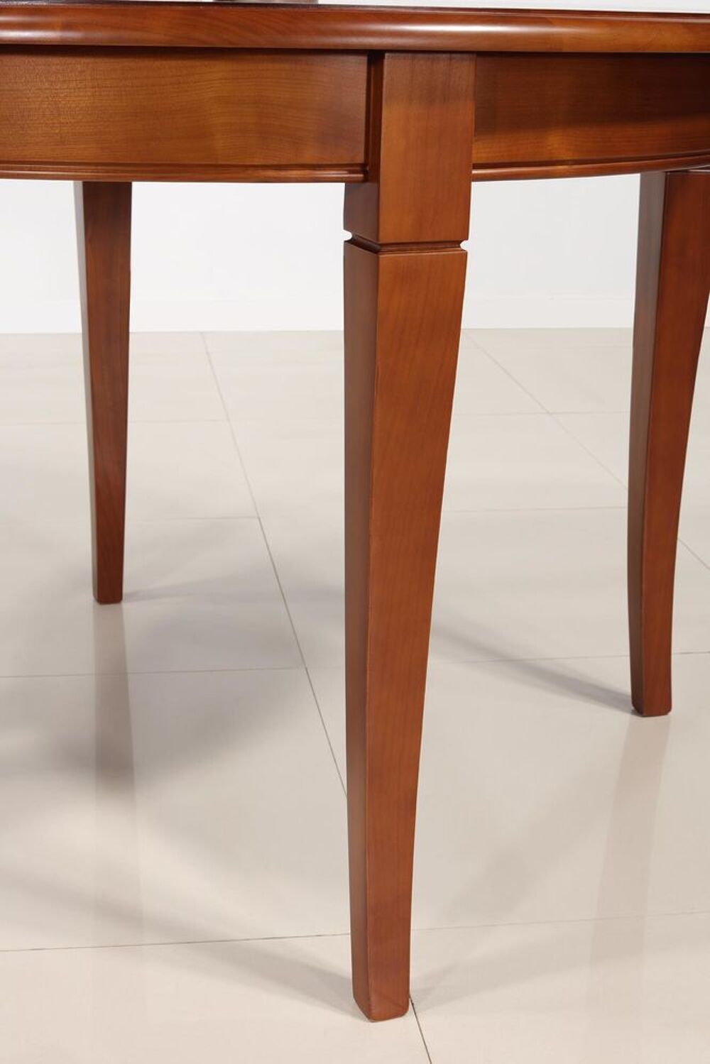 TABLE SEJOUR RONDE 120&deg; Merisier massif Meubles