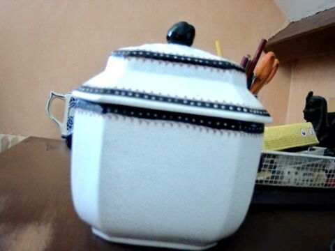 Sucrier En Fine Faience 19 me Sicle 49 Cresserons (14)