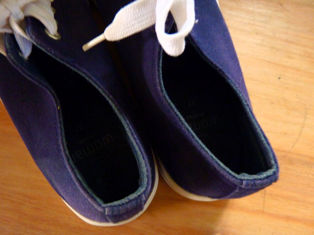 Chaussure G&eacute;mo fille baskets bleu TBE Chaussures