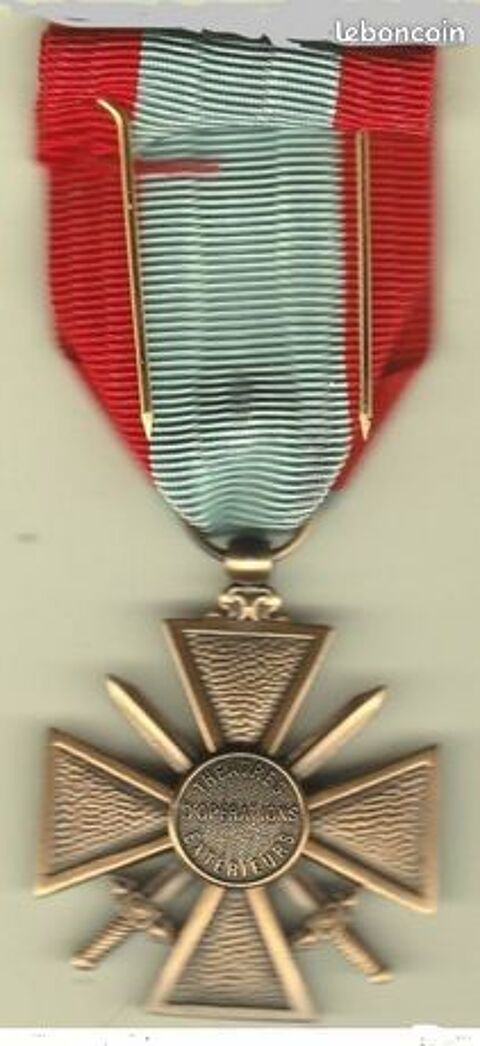 M�daille militaire th��tres d'op�rations ext�rieurs 17 Lucheux (80)