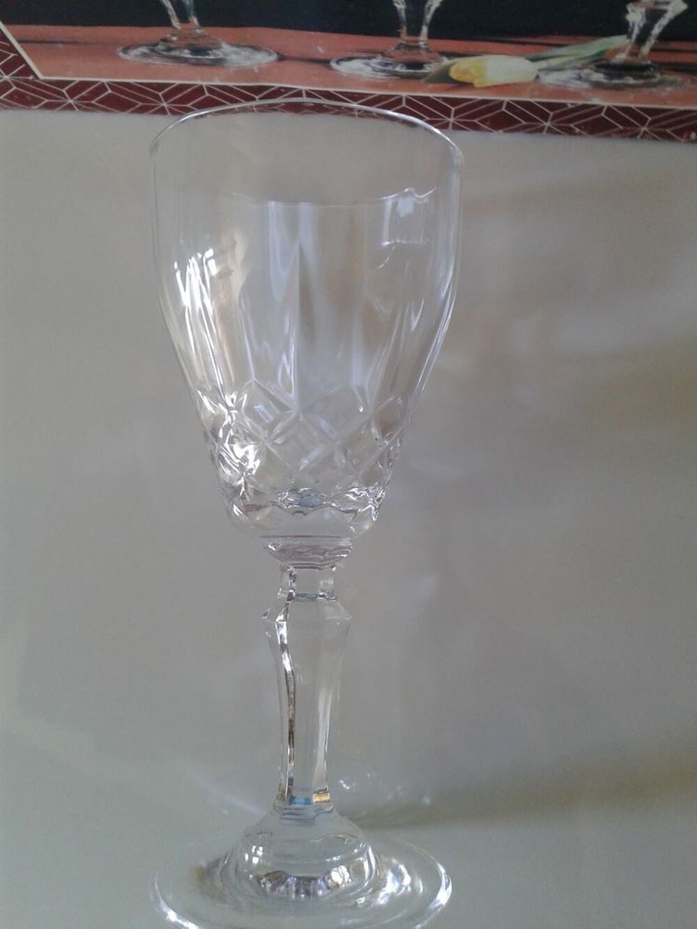 6 verres &agrave; porto &agrave; sherry en cristal taill&eacute; neufs Cuisine