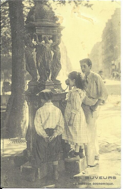 75 ,Paris V�cu ,  buveur d'eau 4 Tours (37)