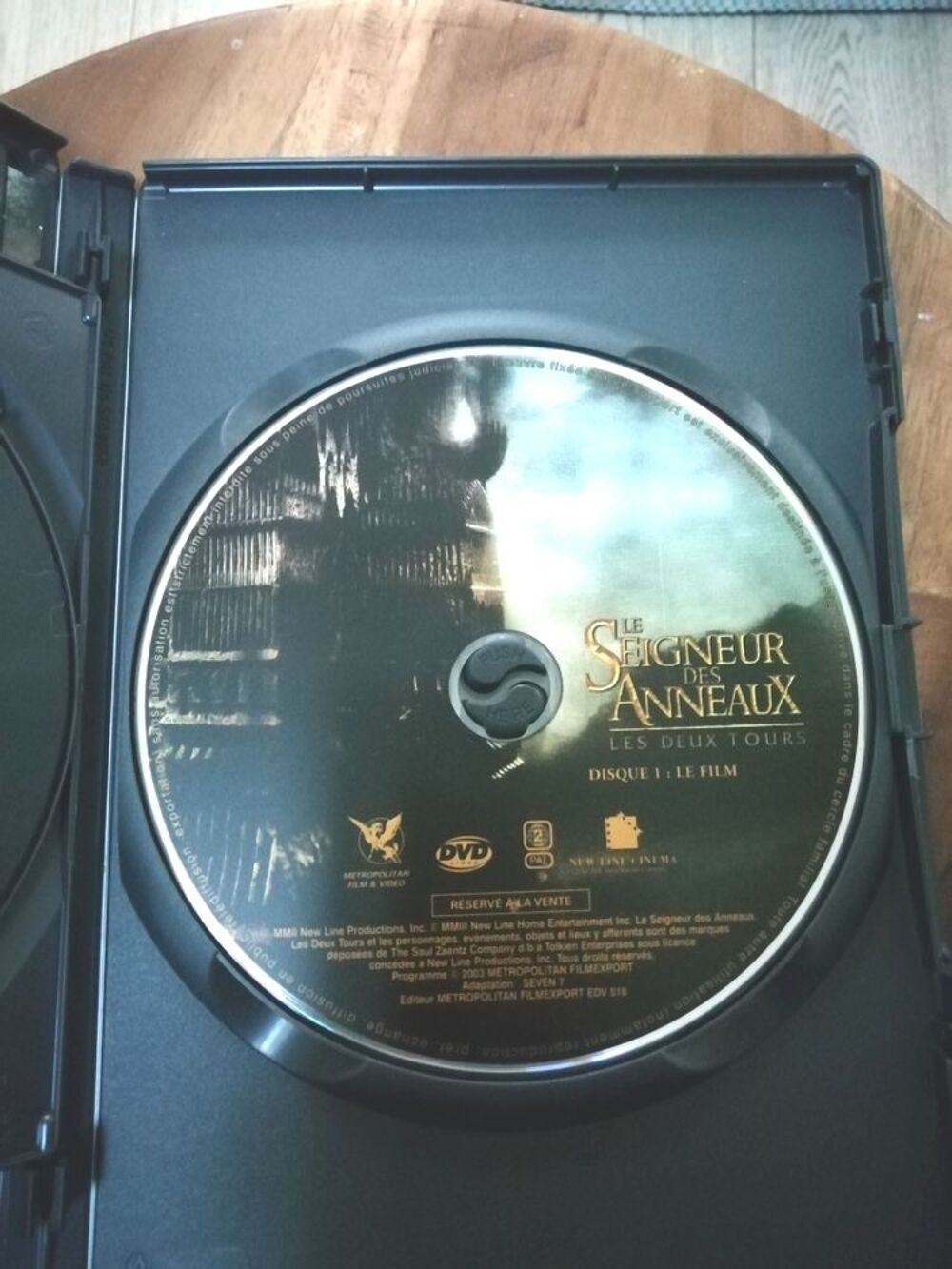 Dvd Le Seigneur des Anneaux Les Deux Tours DVD et blu-ray