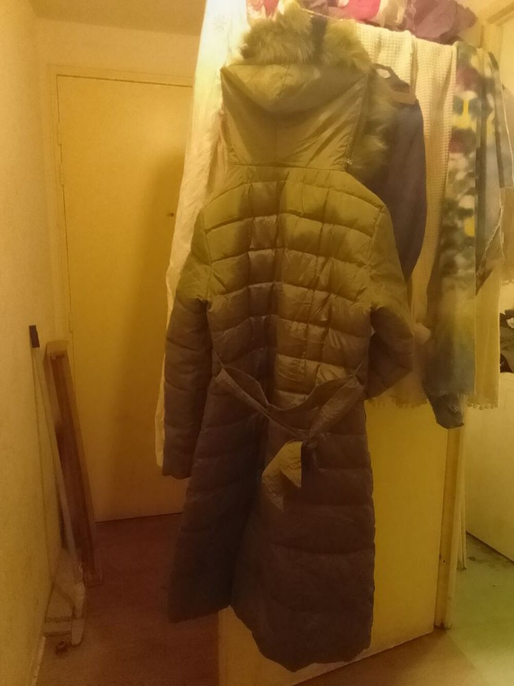 Doudoune femme kaki Vêtements