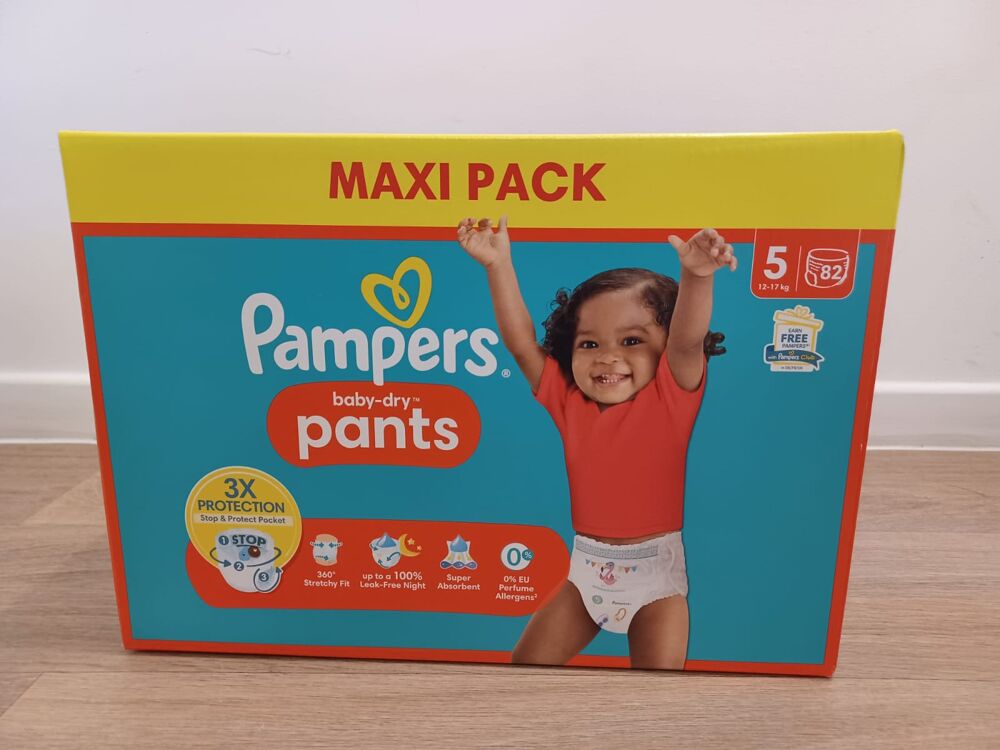 Maxipack Couches PAMPERS Baby -dry et Harmonie Taille 2 &agrave; 6 Pu�riculture