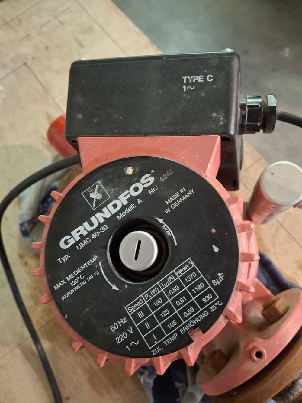 Circulateur Grundfos Bricolage