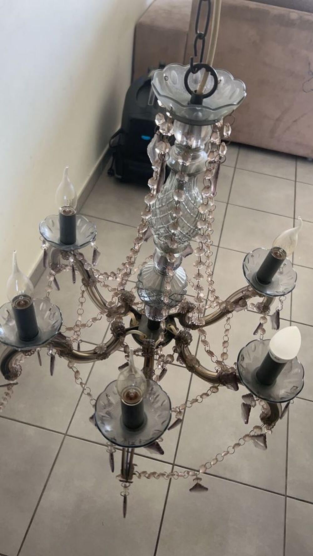 lustre baroque Décoration