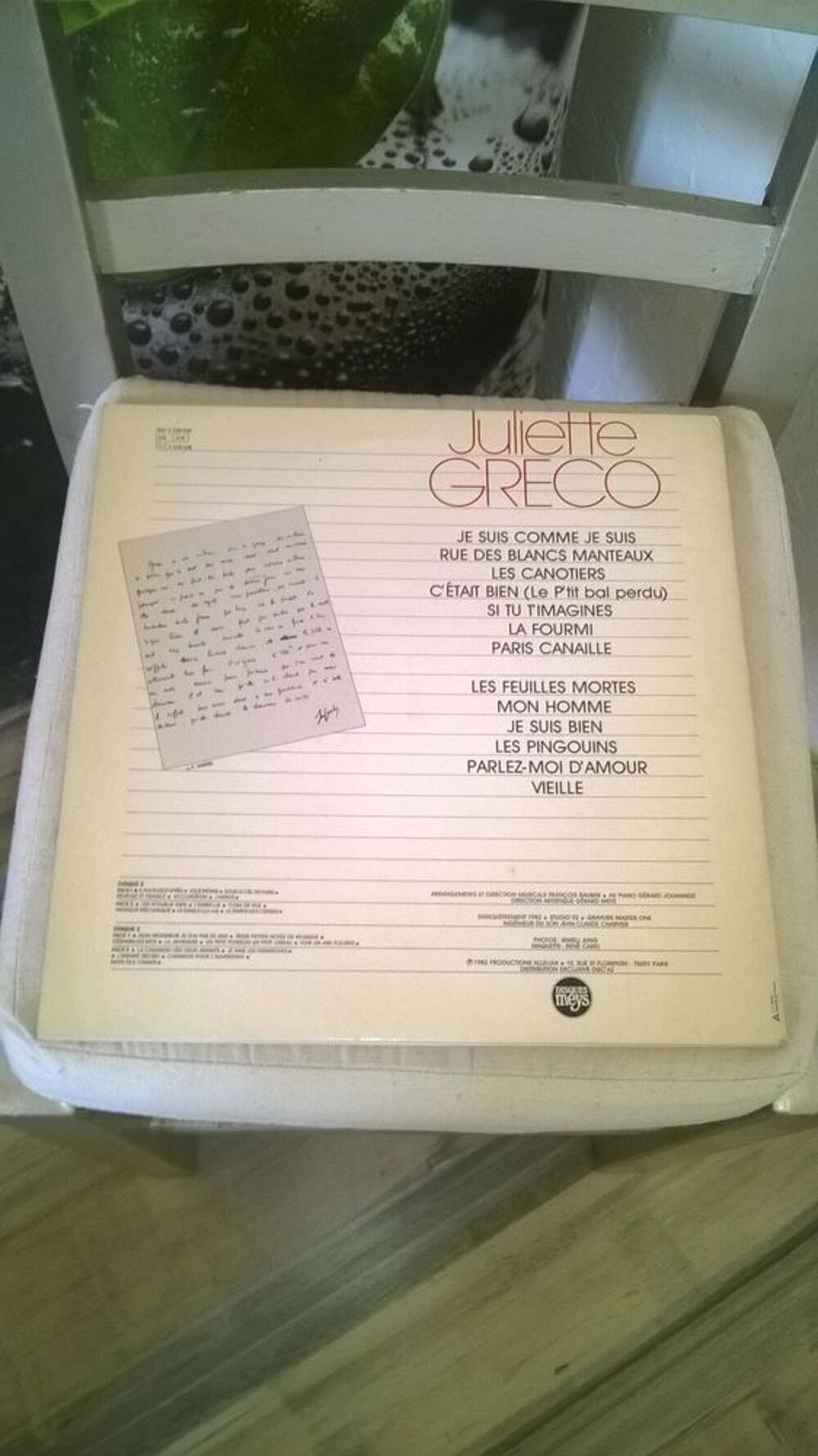 Vinyle Juliette Gr&eacute;co
Volume 1
1982
Excellent etat
Je Su CD et vinyles