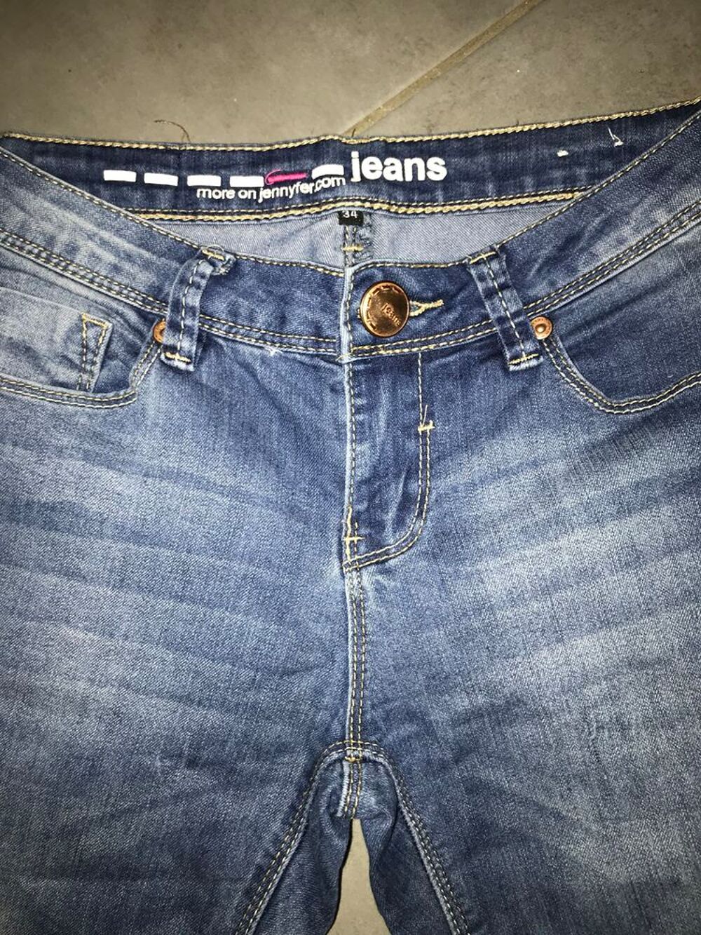 Jeans Jennyfer &middot; Taille 34 - XS &middot; Tr&egrave;s bon &eacute;tat Vêtements
