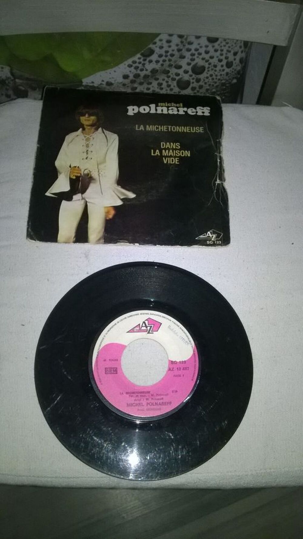 Vinyle 45 T Michel Polnareff 
La Michetonneuse 
1969
Bo CD et vinyles