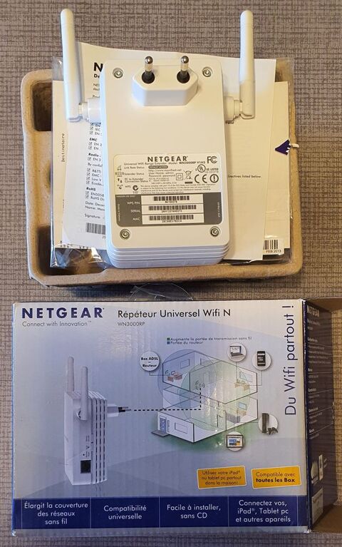 NETGEAR Rpteur Universel Wifi N - WN3000RP 30 Carros (06)